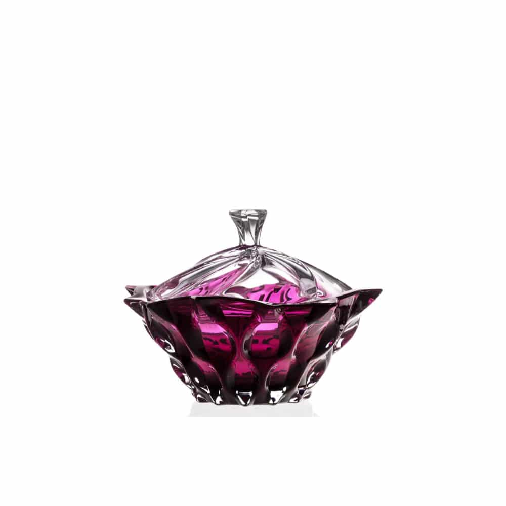 Bohemia Large Box Samba Purple 210mm -Bohemia Crystal