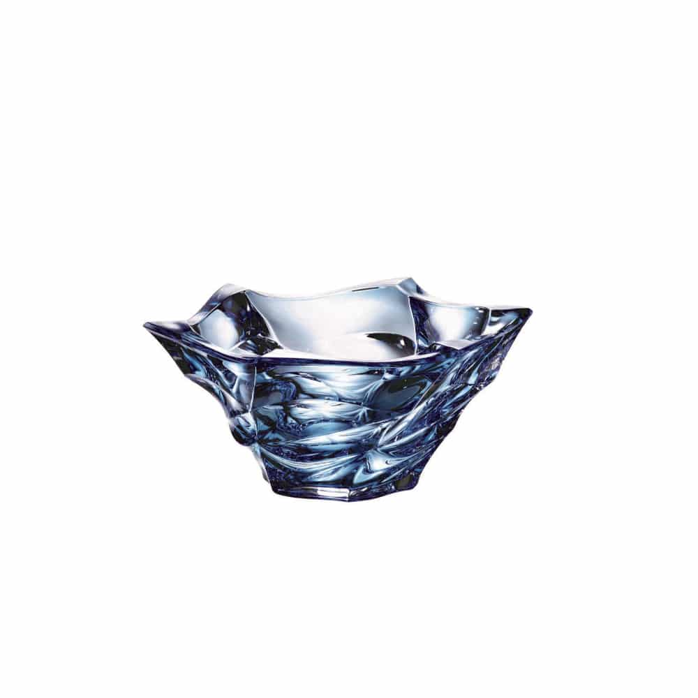 Bohemia Middle Bowl Flamenco Blue 205mm -Bohemia Crystal