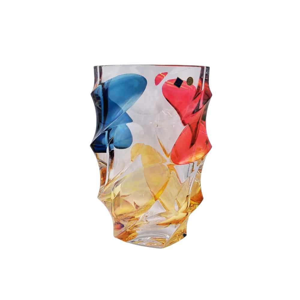 Bohemia Vase Calypso With Listher Lead Crystal -Bohemia Crystal