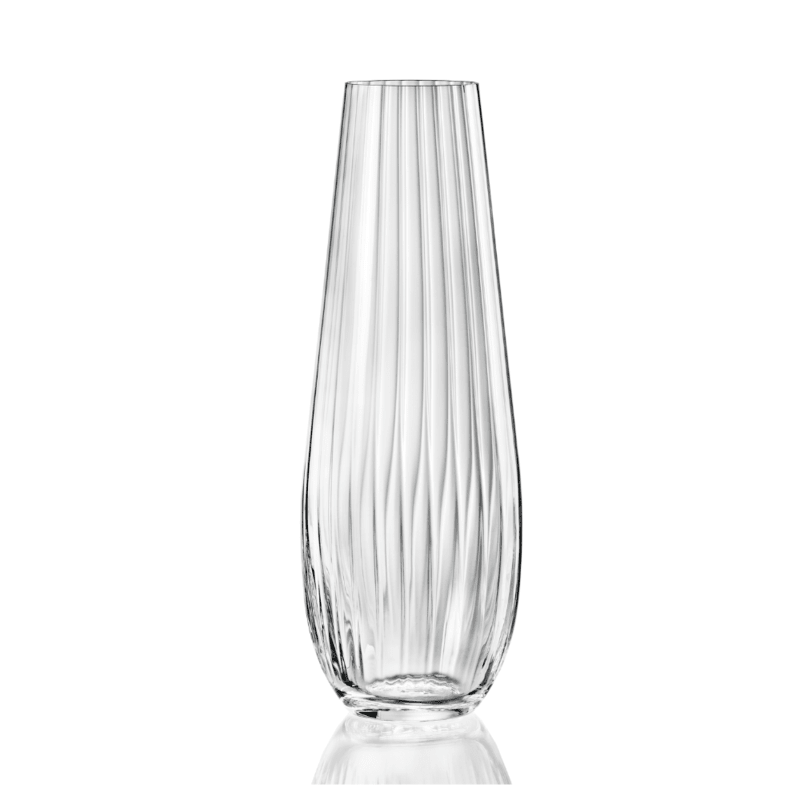 Bohemia Vase Clear 340mm -Bohemia Crystal
