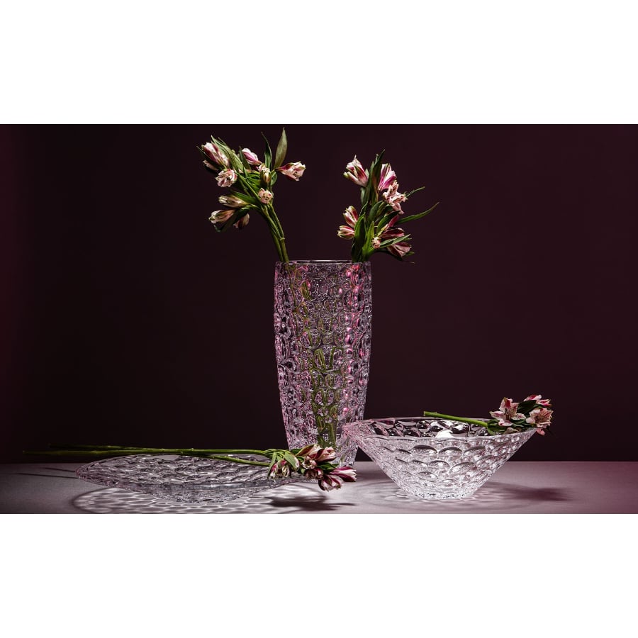 Bohemia Vase Lisboa Barrel 350mm -Bohemia Crystal