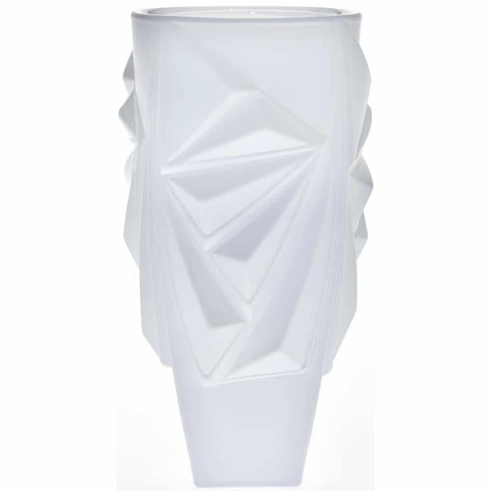 Bohemia Vase Princess Non Lead With White Satin -Bohemia Crystal
