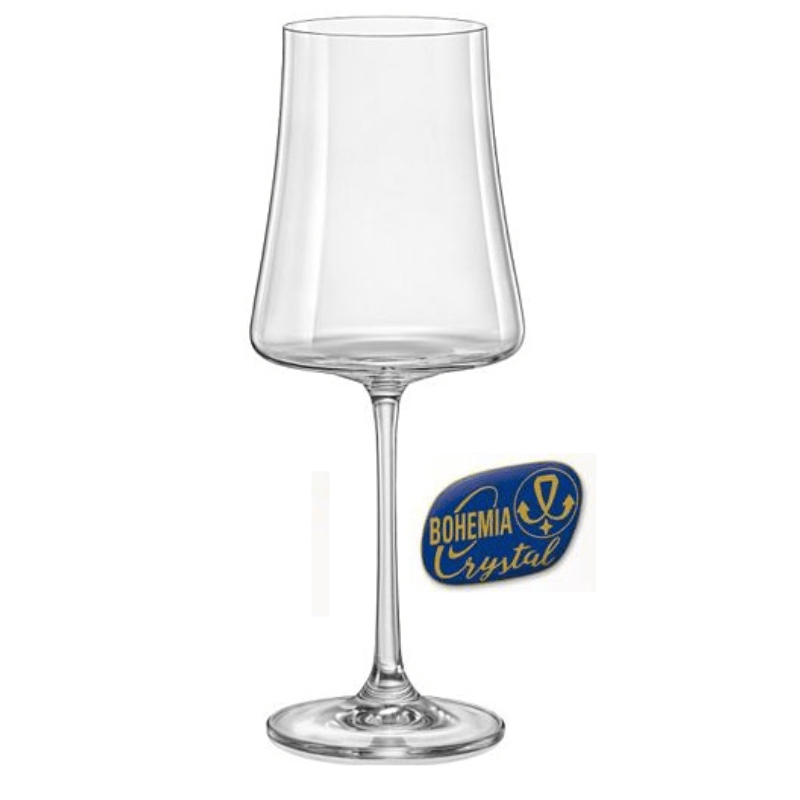 Bohemia Xtra Wine 360ml Set of 6 -Bohemia Crystal