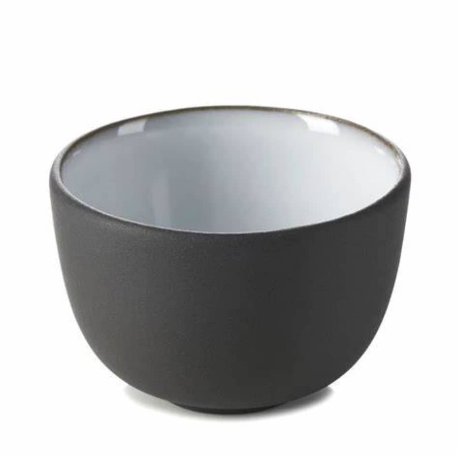 Bowl Solid Serving Black/White 13cm -Revol