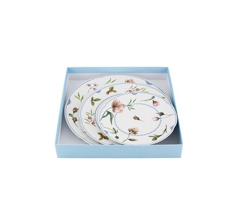 Bridgerton - Set 3 Plates Charger, Dinner and Dessert -Vista Alegre Atlantis