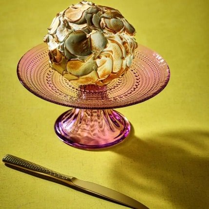 Cake Stand 21.5cm Pink -United Tables