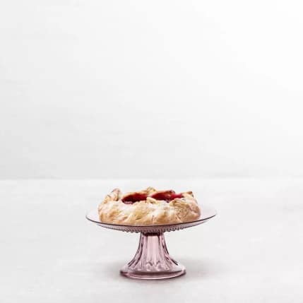 Cake Stand 21.5cm Pink -United Tables