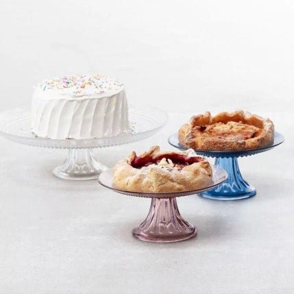 Cake Stand 21.5cm Pink -United Tables