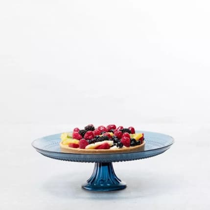 Cake Stand 33cm Cornflower Blue -United Tables
