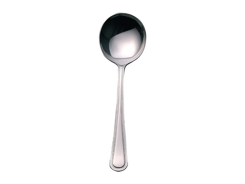 Carrs Soup Spoon Round Bead -Spilhaus