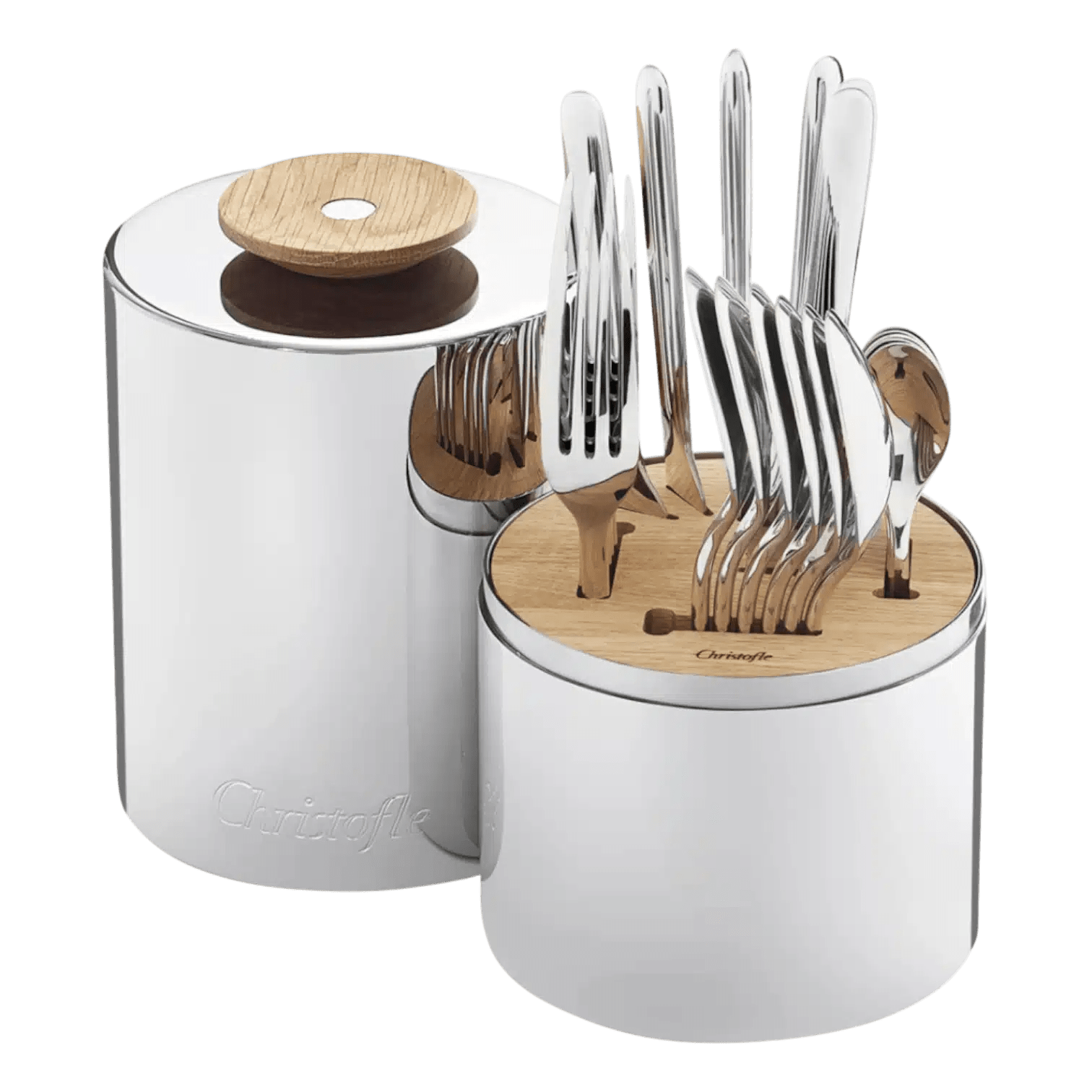 Christofle Essentiel Stainless Steel 24 Piece Set -Christofle