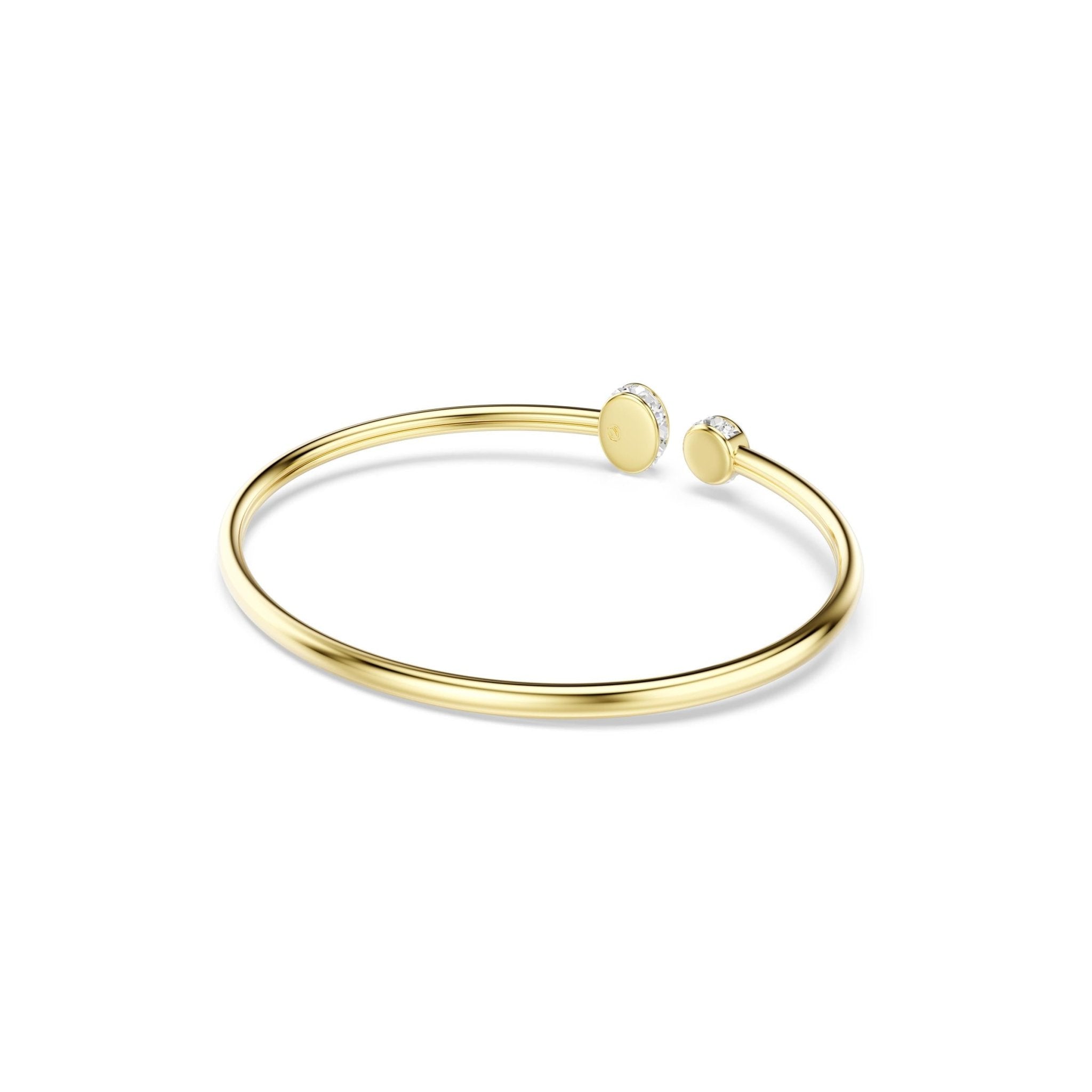 Chroma bangle, Mixed cuts, Multicolored, 18K gold finish -Swarovski