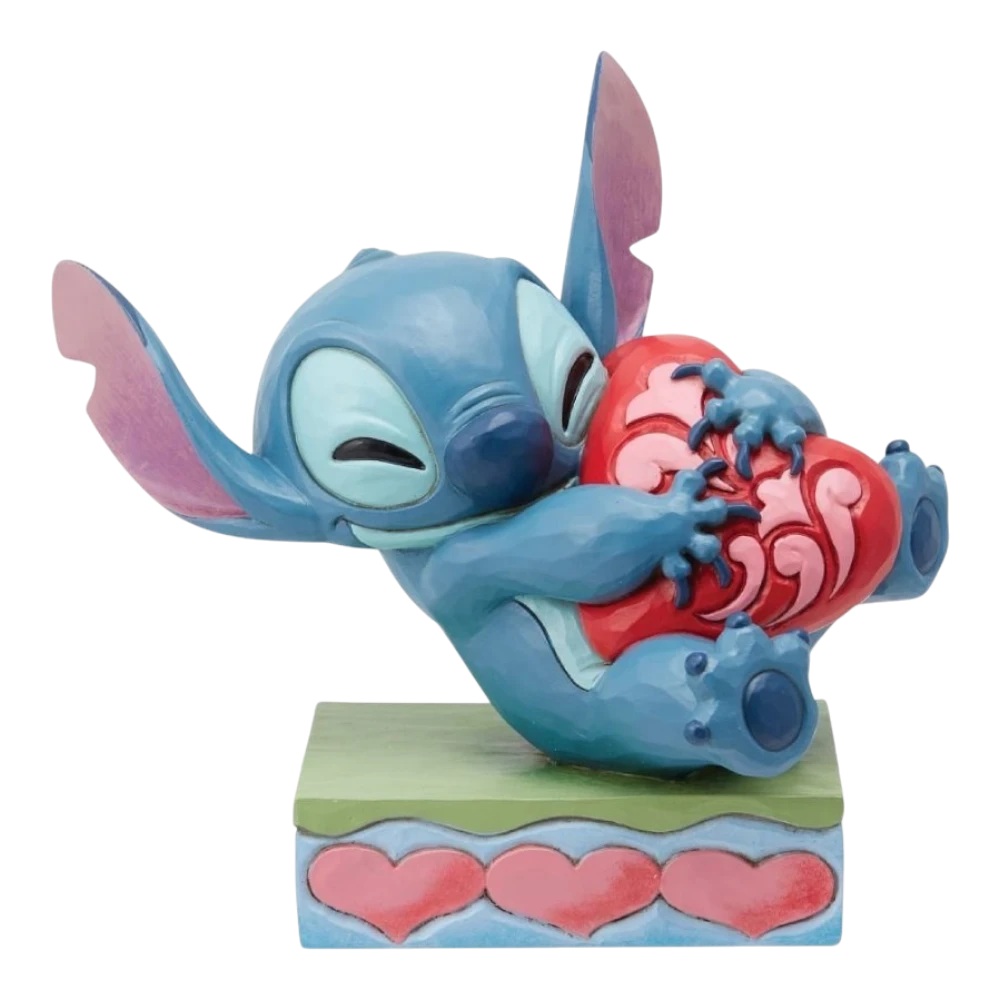 Disney Stitch Hugging Heart -Disney Characters