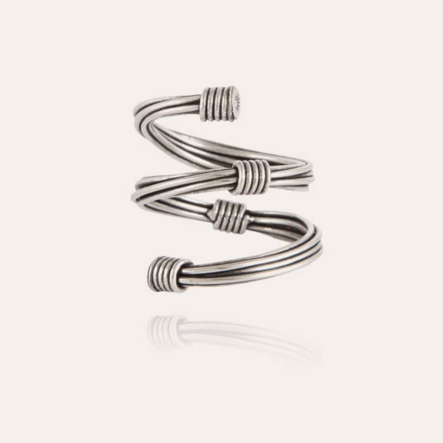GAS Ring Ariane Liana Twist Silver -Gas Bijoux
