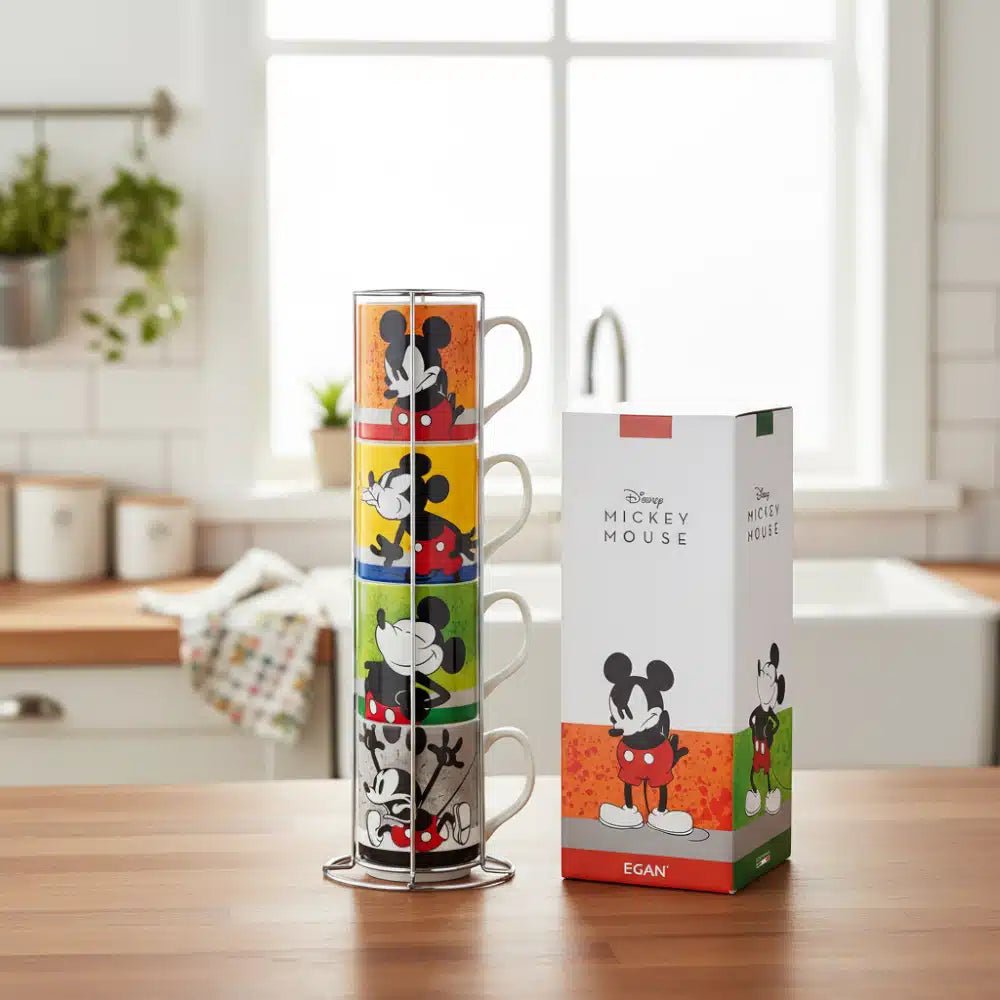 Gilde Disney Cup/Mug Mickey I am Assorted Set of 4 -Gilde