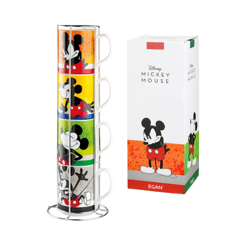 Gilde Disney Cup/Mug Mickey I am Assorted Set of 4 -Gilde