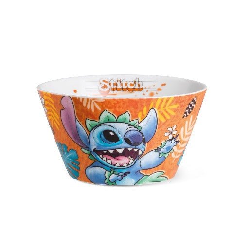 Gilde Disney Stitch Bowl Pocelain Orange -Gilde
