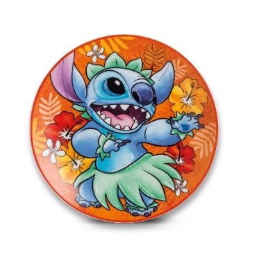 Gilde Disney Stitch Plate Set of 2 Orange 19cm -Gilde