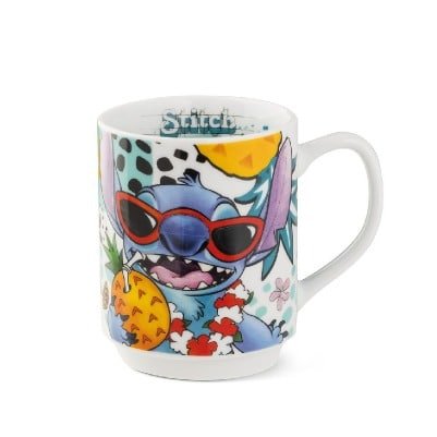 Gilde Disney Stitch Stacking Cups Porcelain White -Gilde