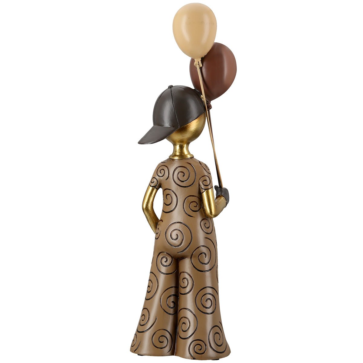 Gilde Figure Boy Ballon Junge Ball Motif Brown -Gilde