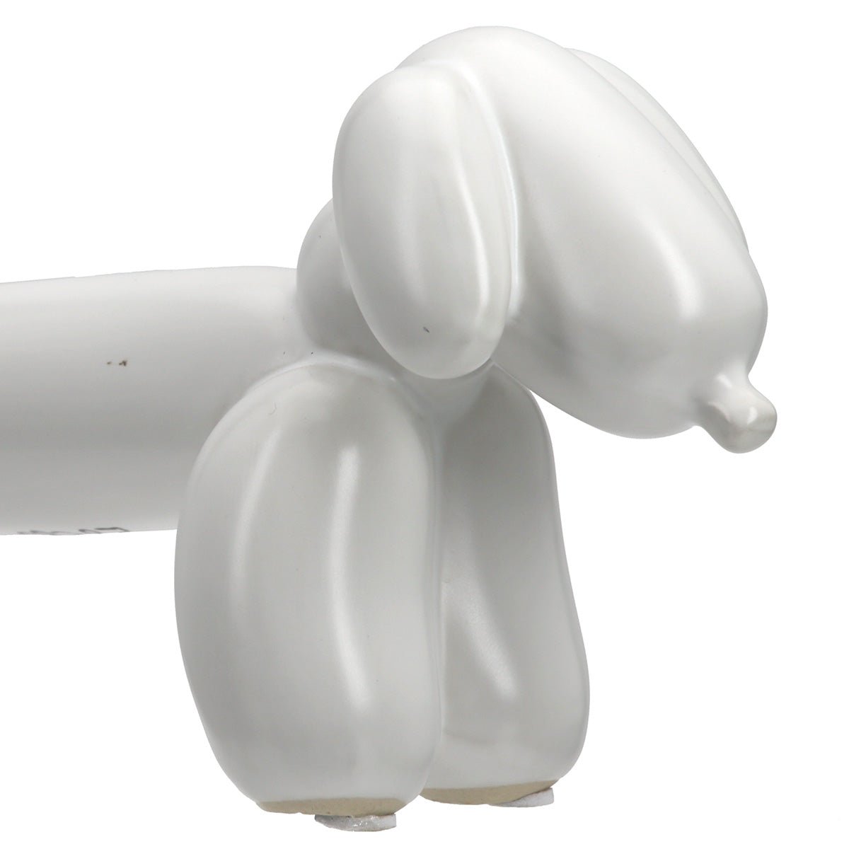 Gilde Figure Dachshund Waldi Ballonhund White Balloon Dog -Gilde