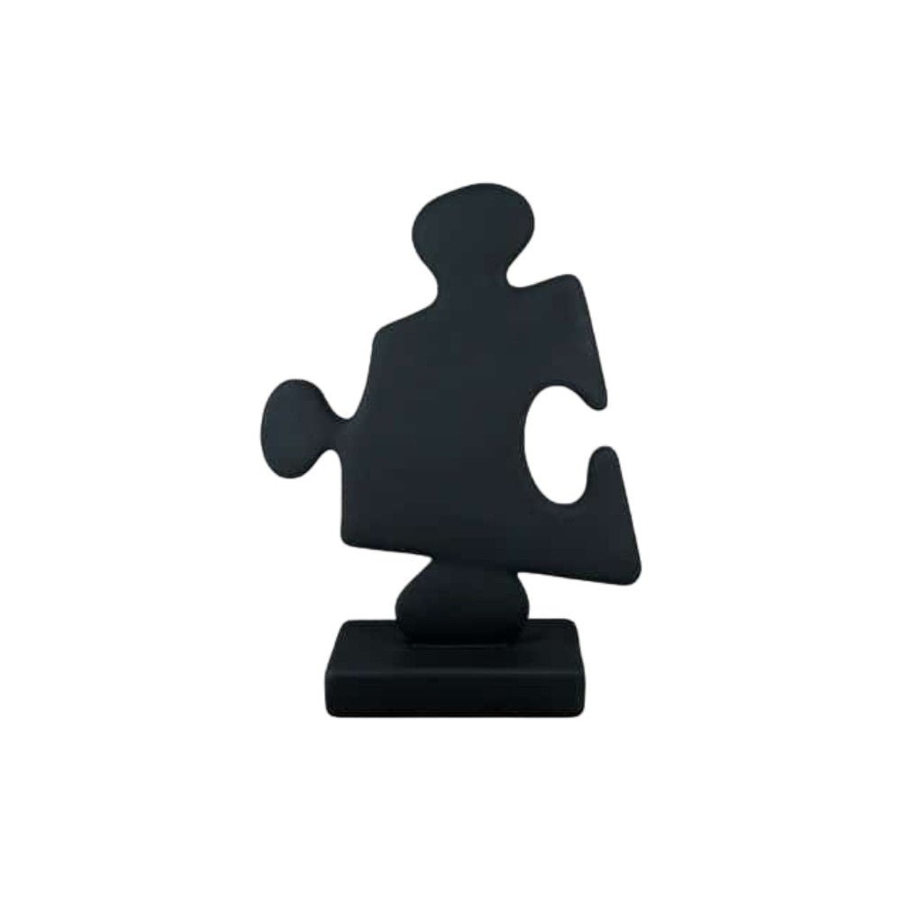 Gilde Sculpture PuzzleResin Male Black 38cm -Gilde