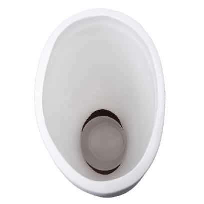 Gilde Umbrella Stand Rubber Boots Ceramics White -Gilde