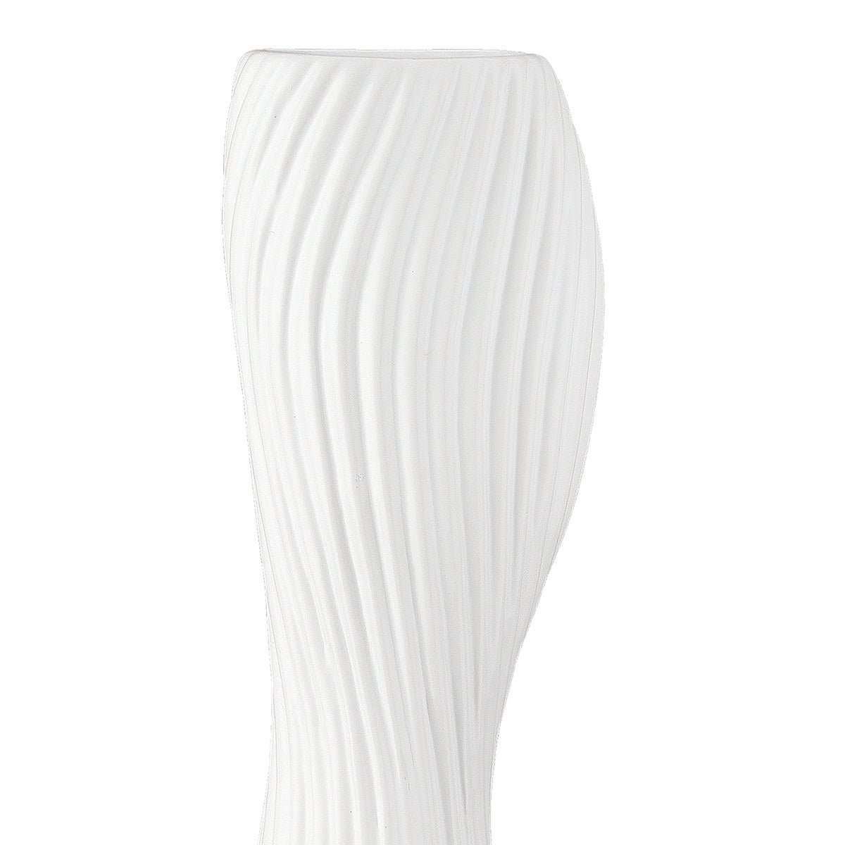 Gilde Vase Organic Ceramics White 41cm -Gilde