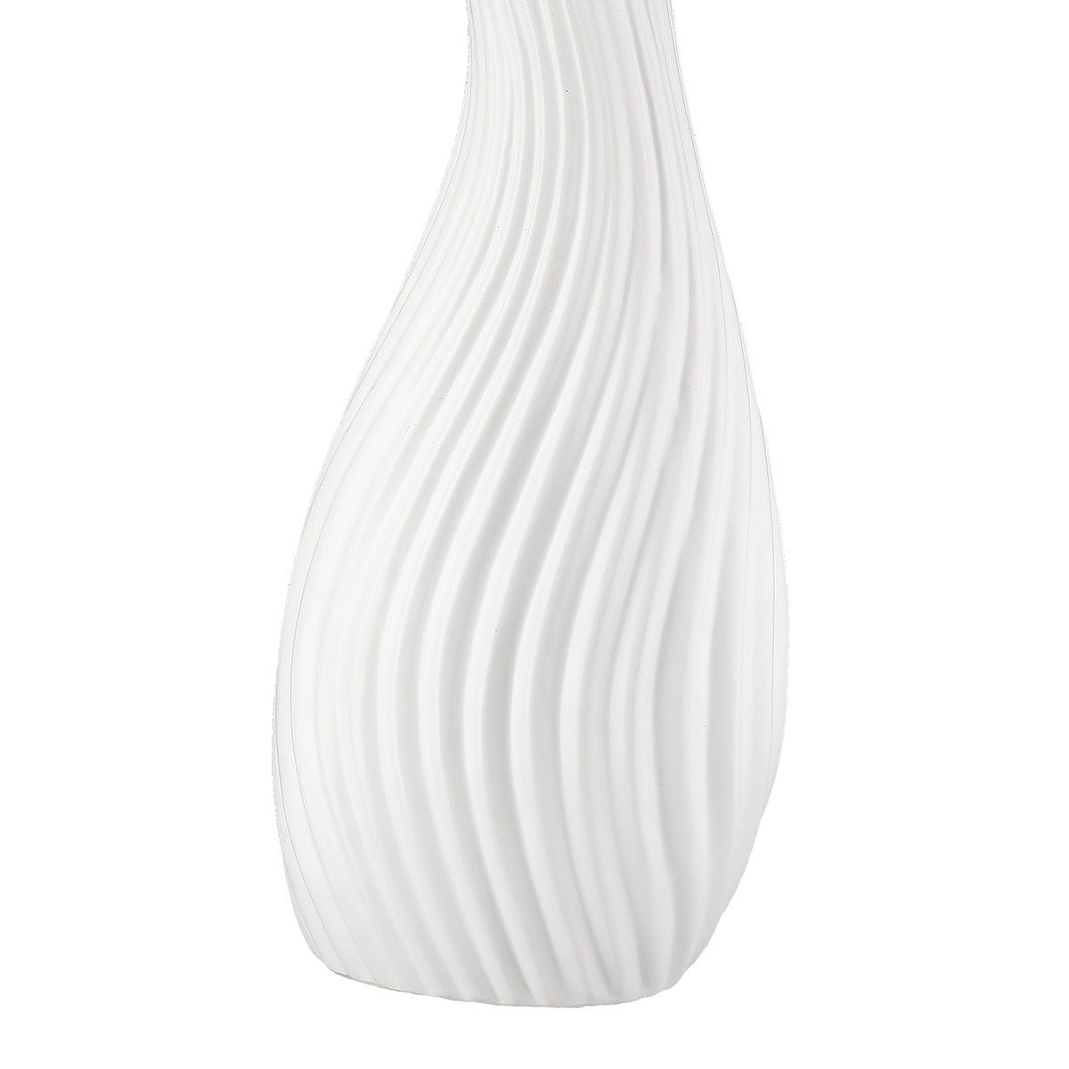 Gilde Vase Organic Ceramics White 41cm -Gilde