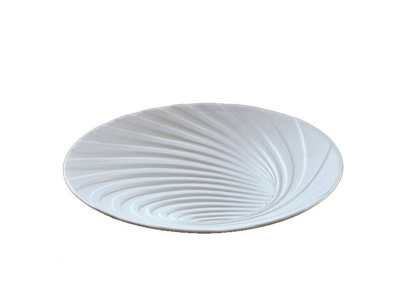 Goebel Bowl Illusion White Glazed 25.5cm -Goebel