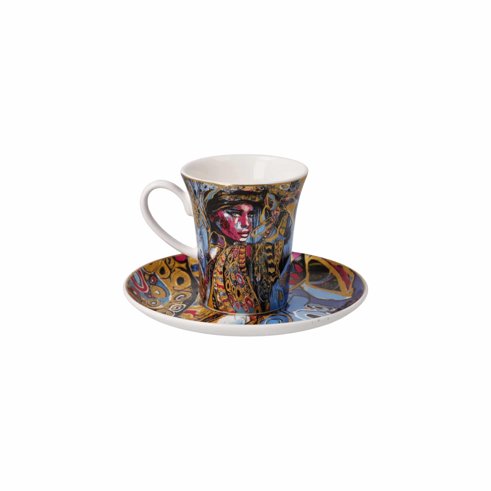 Goebel Espresso Cup & Saucer Aphrodite Lana Frey -Goebel