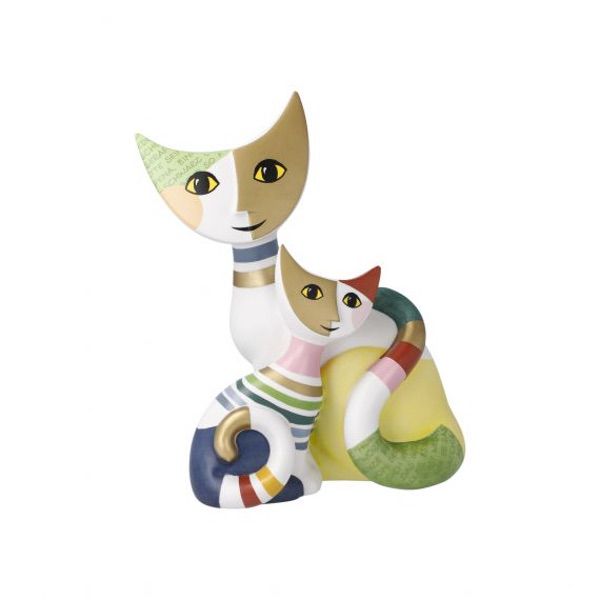 Goebel Figurine Cat Macchia e Giro -Goebel