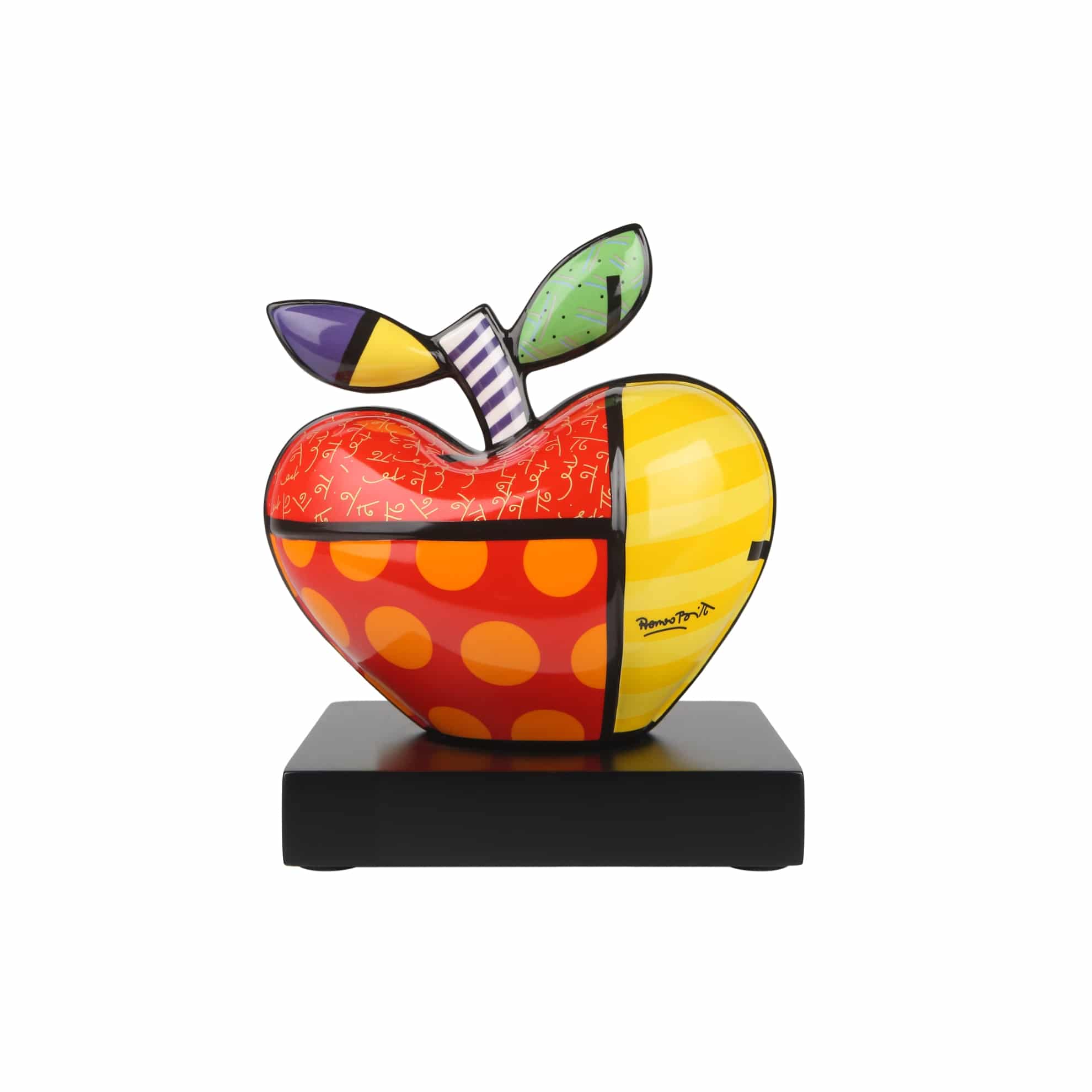 Goebel Figurine, Romero Britto Big Apple 17cm -Goebel