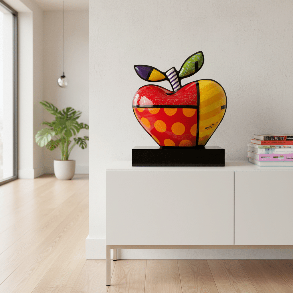 Goebel Figurine, Romero Britto Big Apple Limited Edition 58cm -Goebel