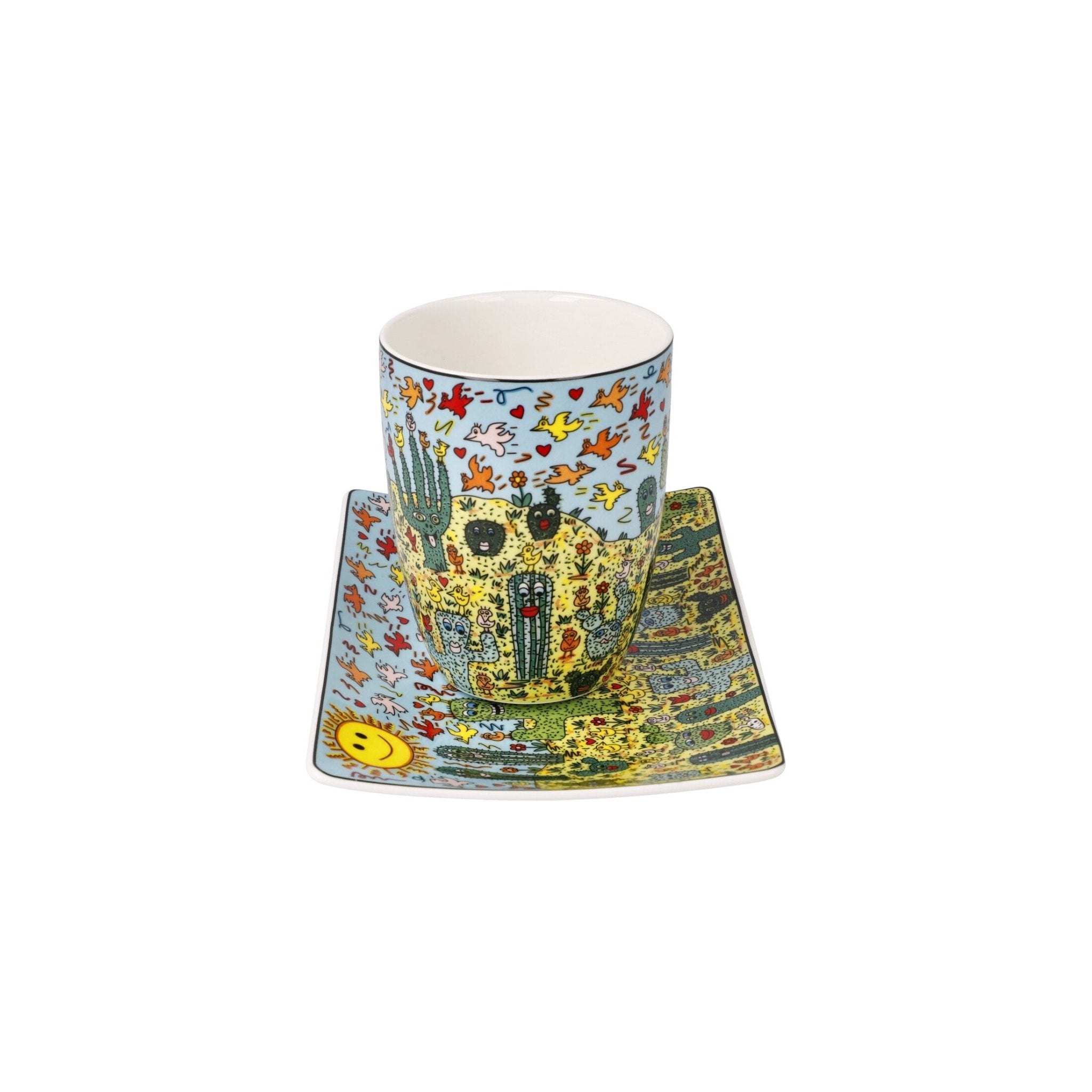 Goebel Mug & saucer J.Rizzi - Dessert live 400ml -Goebel