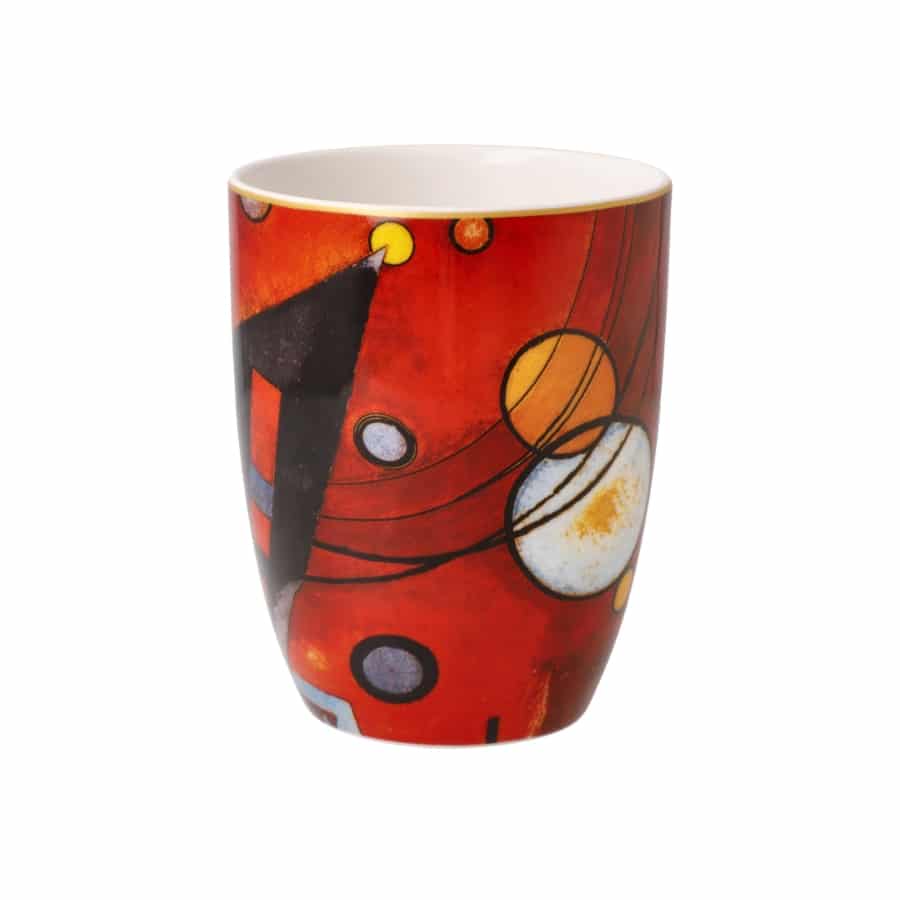 Goebel Mug Wassily Kandinsky Heavy Red -Goebel