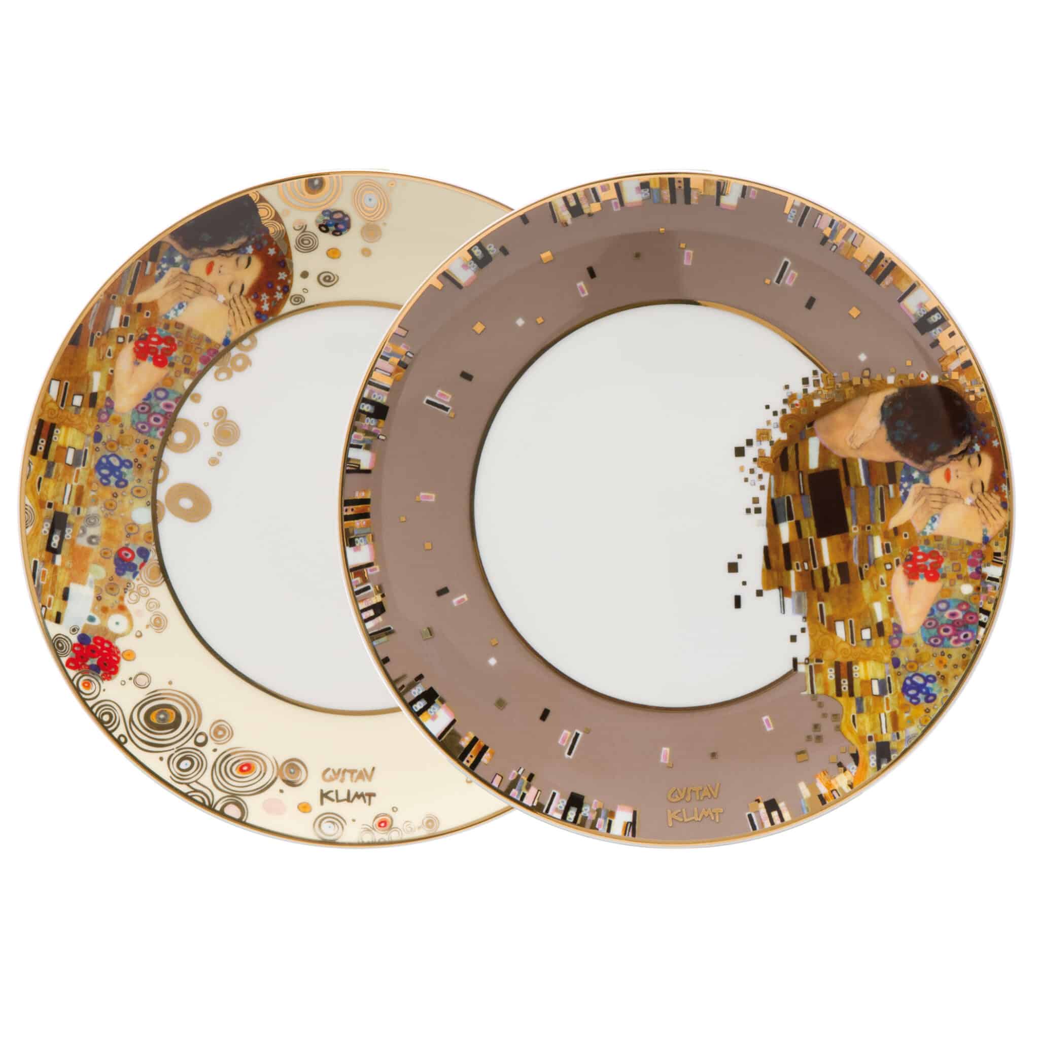 Goebel Plate Set Klimt The Kiss -Goebel