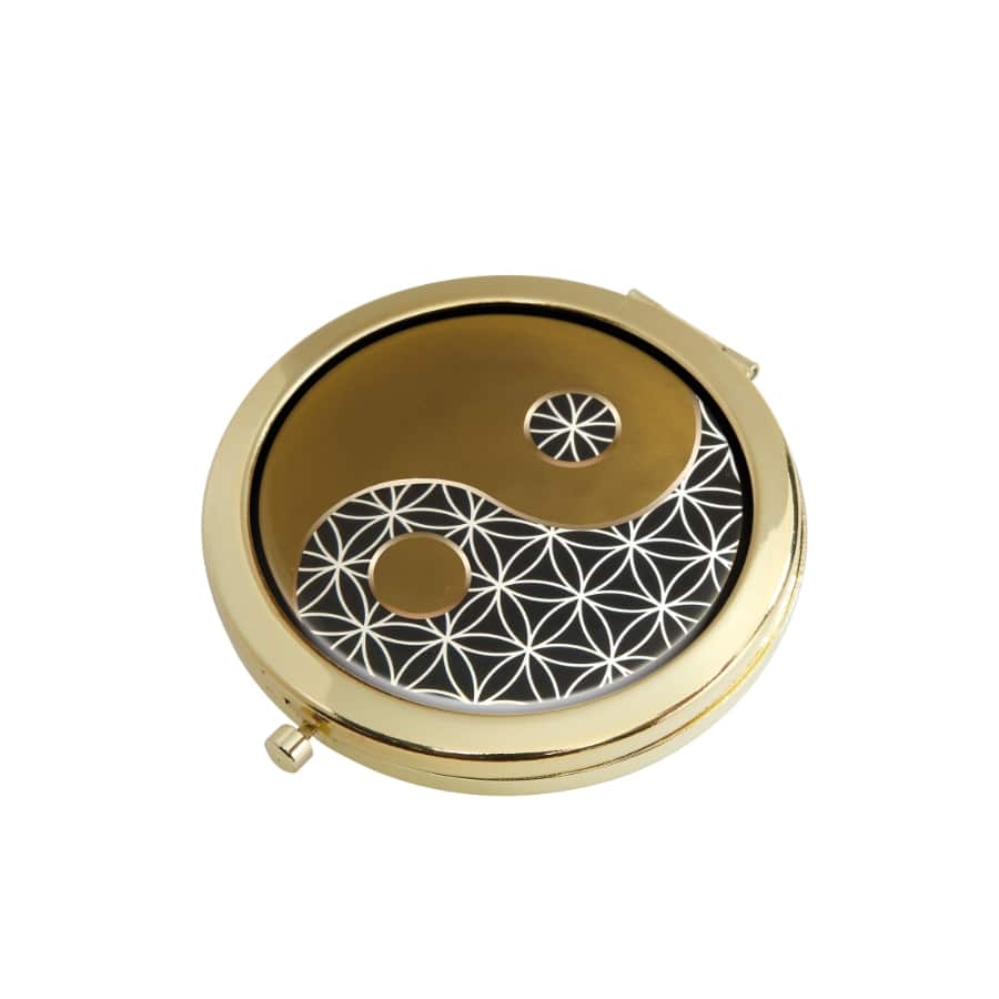 Goebel Purse Mirror Ying Yang Black -Goebel