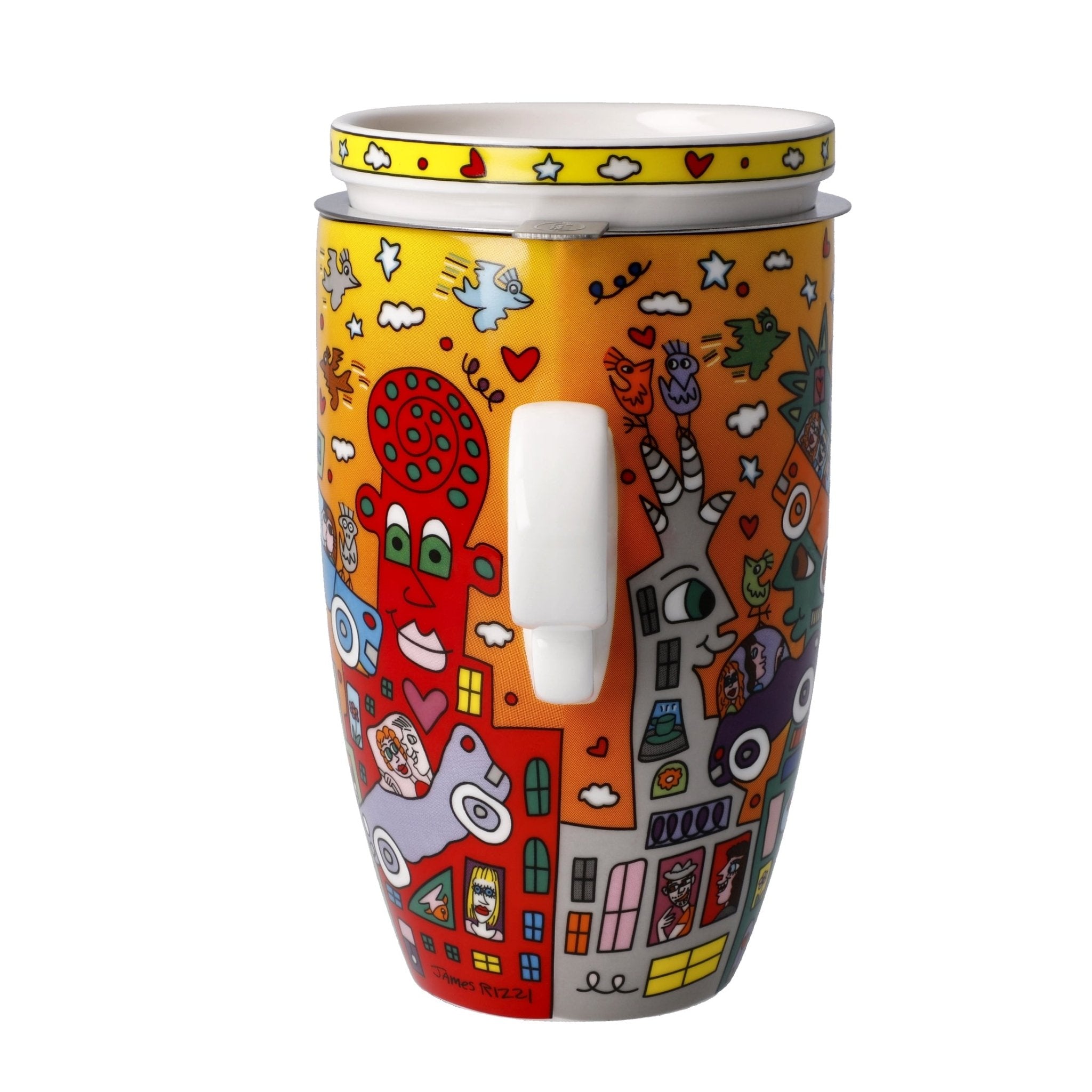 Goebel Teacup with strainer J.Rizzi Not getting around 450ml -Goebel