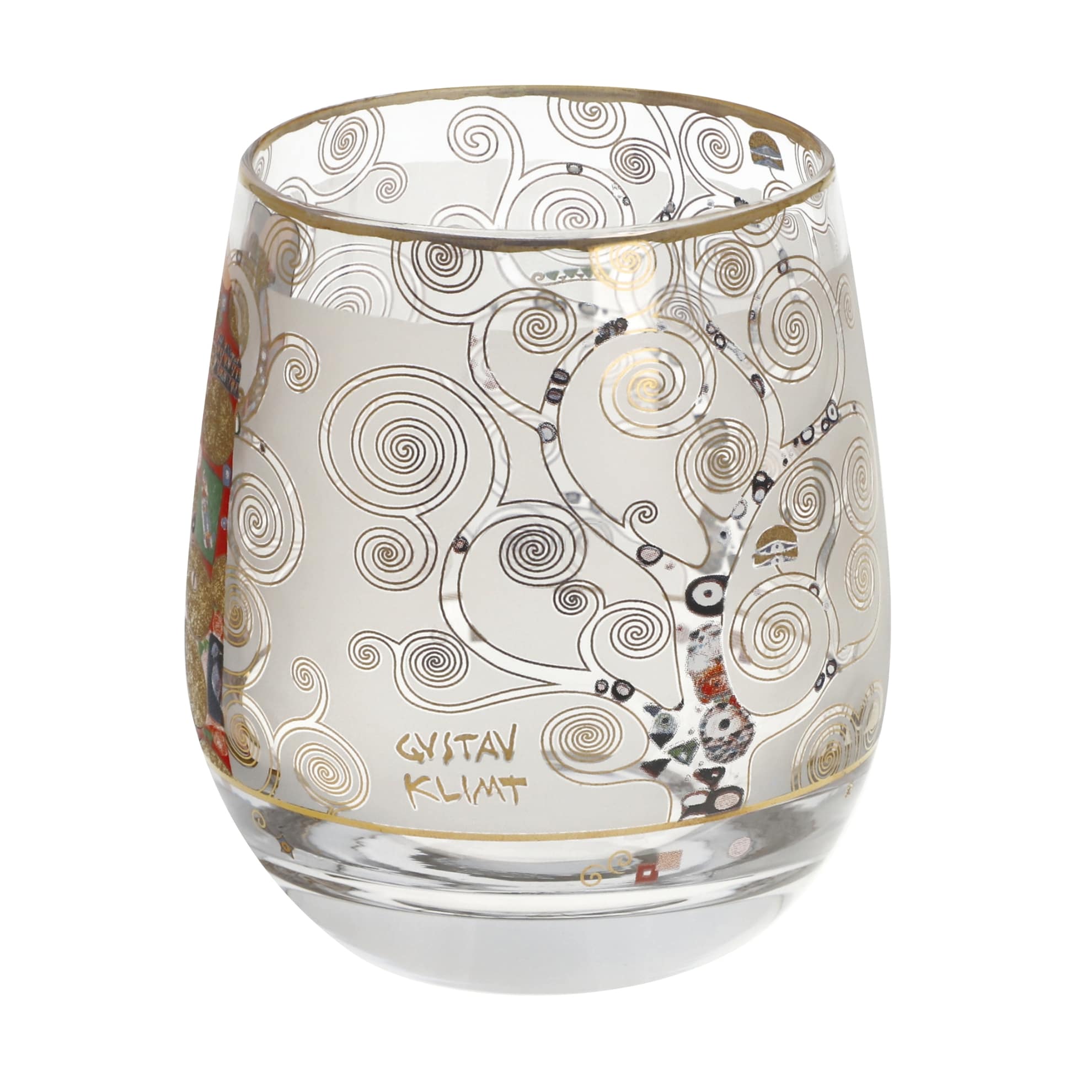 Goebel Tealight Holder 9.5cm Gustav Klimt Fulfilment -Spilhaus