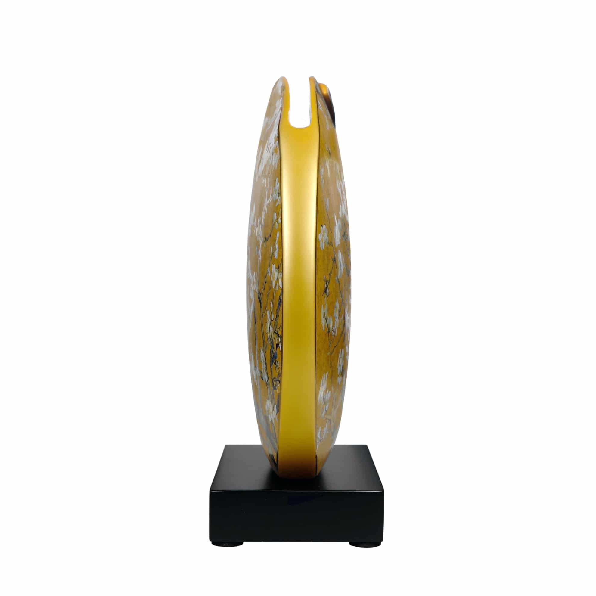 Goebel Vase Almond Tree Gold 22.5cm -Goebel