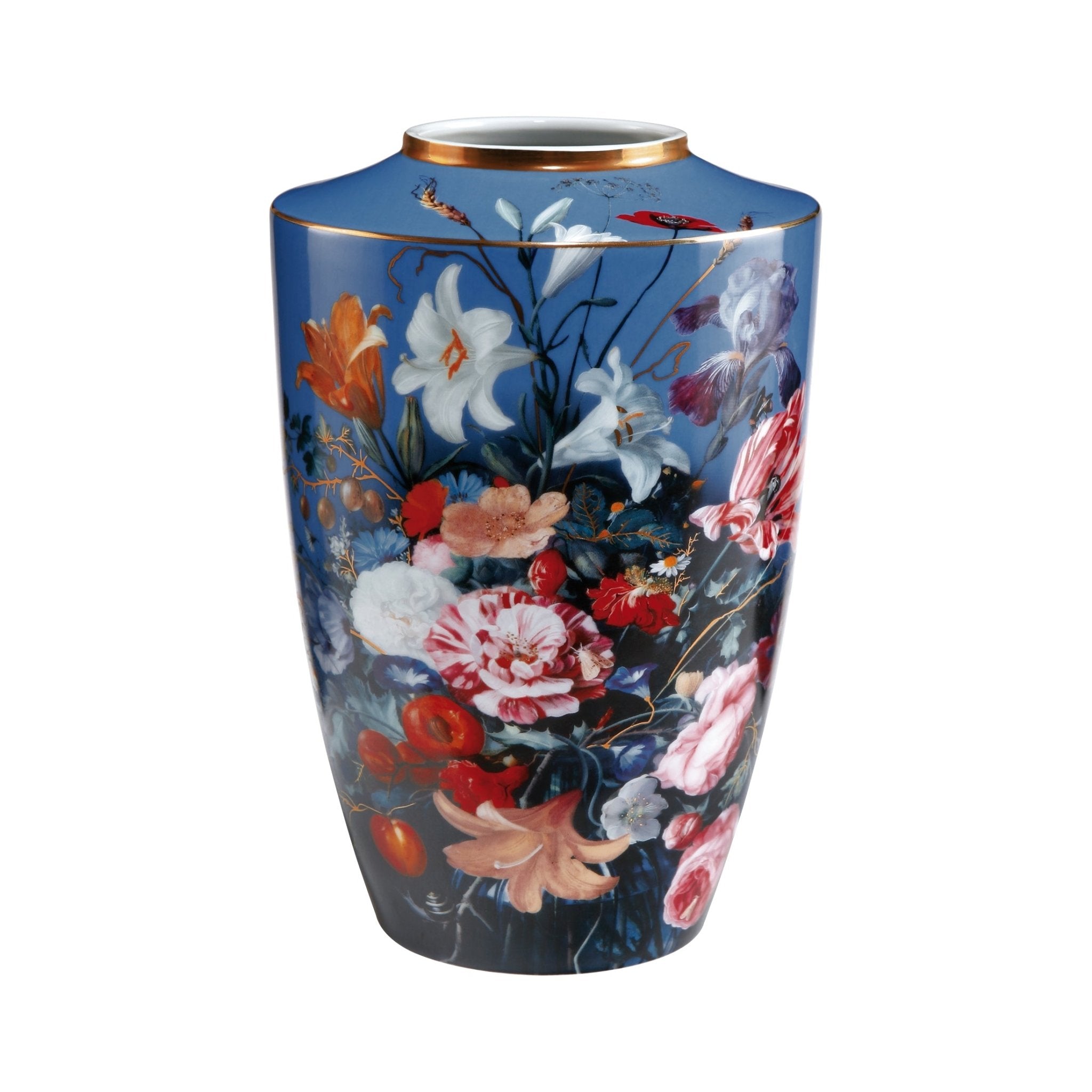 Goebel Vase J. Davidsz de Heem Summer Flowers 24cm -Goebel