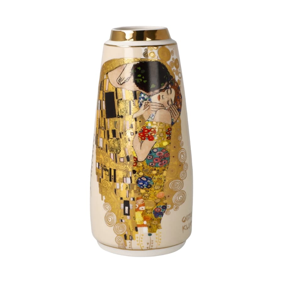 Goebel Vase Klimt The Kiss 18.5cm -Goebel