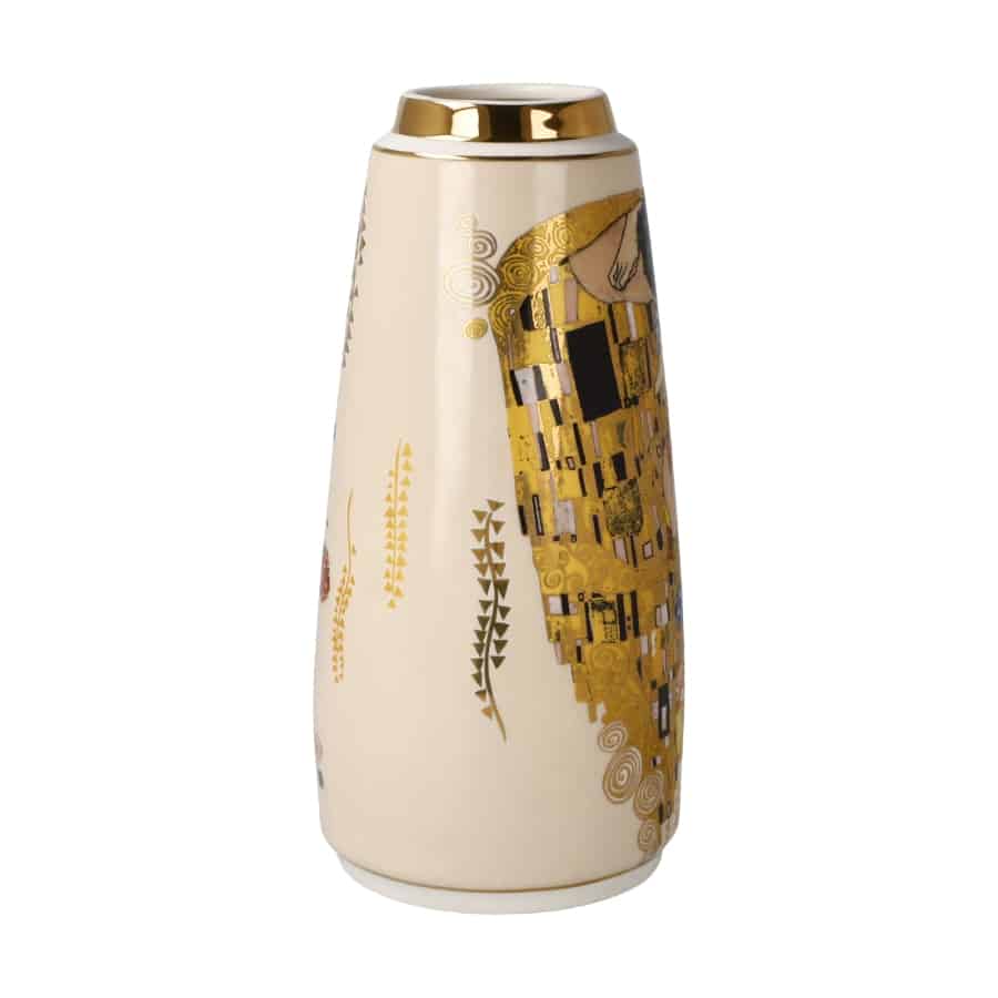 Goebel Vase Klimt The Kiss 18.5cm -Goebel
