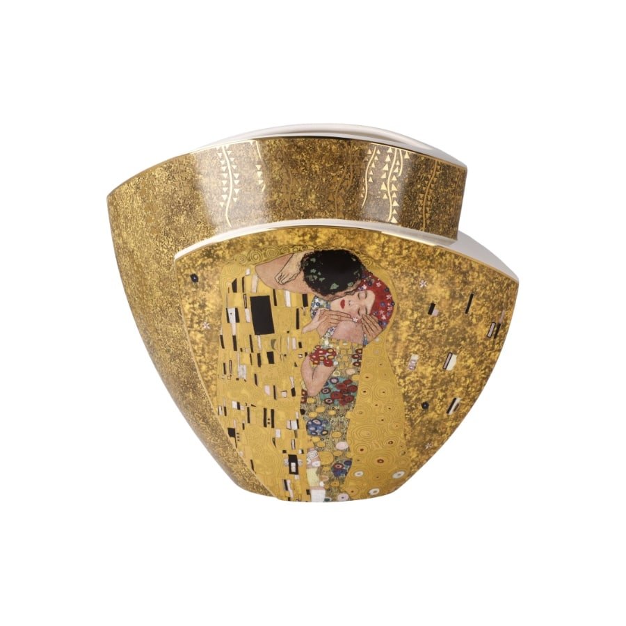 Goebel Vase Klimt The Kiss 20cm -Goebel
