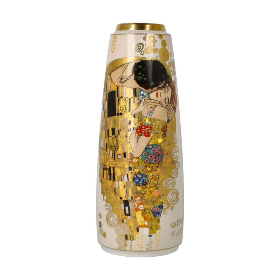 Goebel Vase Klimt The Kiss 26.5cm -Goebel