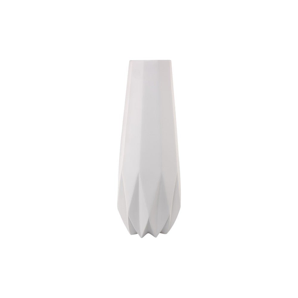 Goebel Vase Polygono Star White Bisque 41cm -Goebel