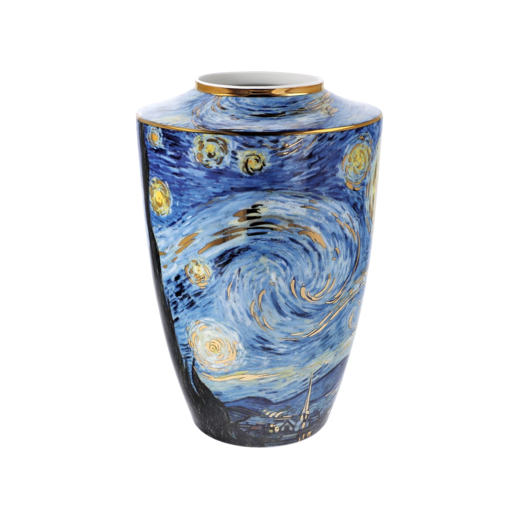 Goebel Vase Vincent van Gogh Starry Night 24cm -Goebel