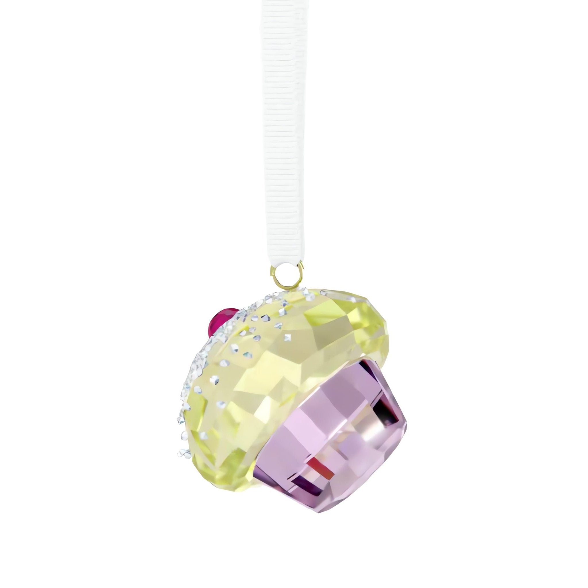 Holiday Cheers Dulcis Cupcake Ornament -Swarovski