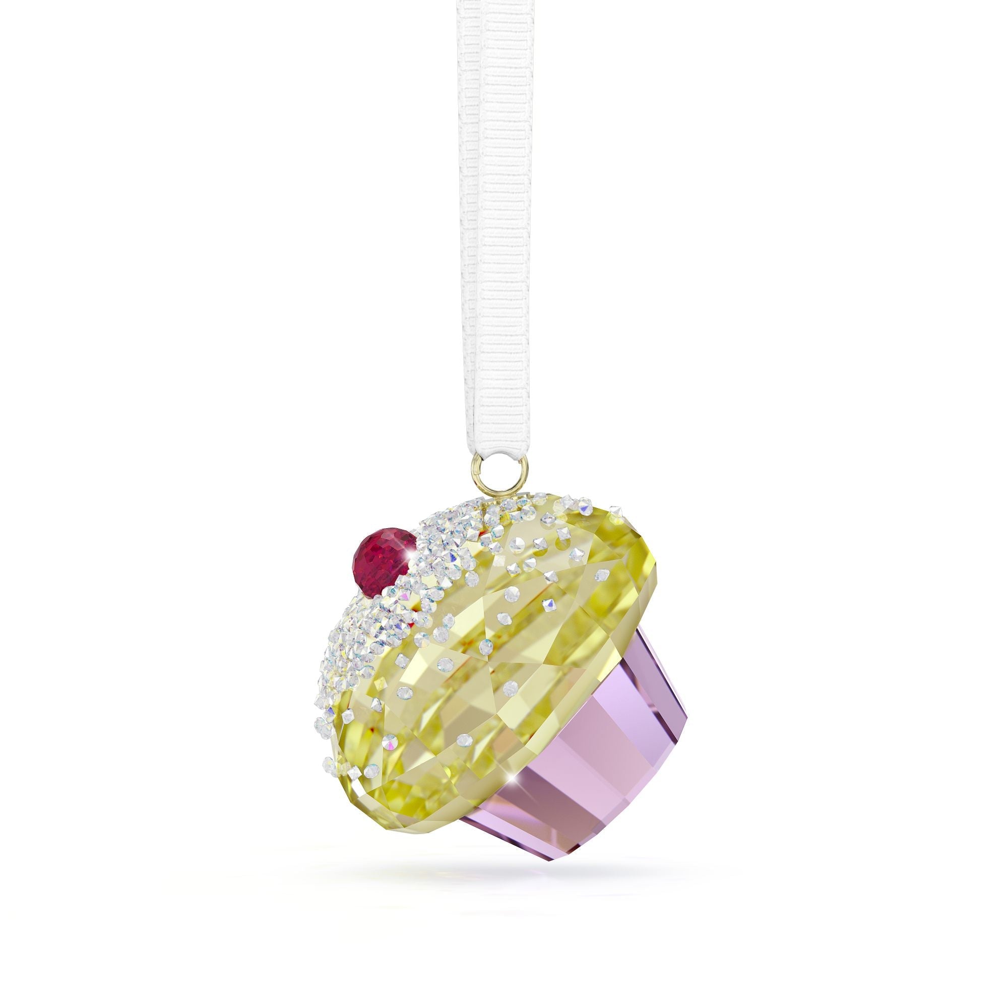 Holiday Cheers Dulcis Cupcake Ornament -Swarovski